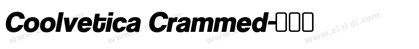 Coolvetica Crammed字体转换